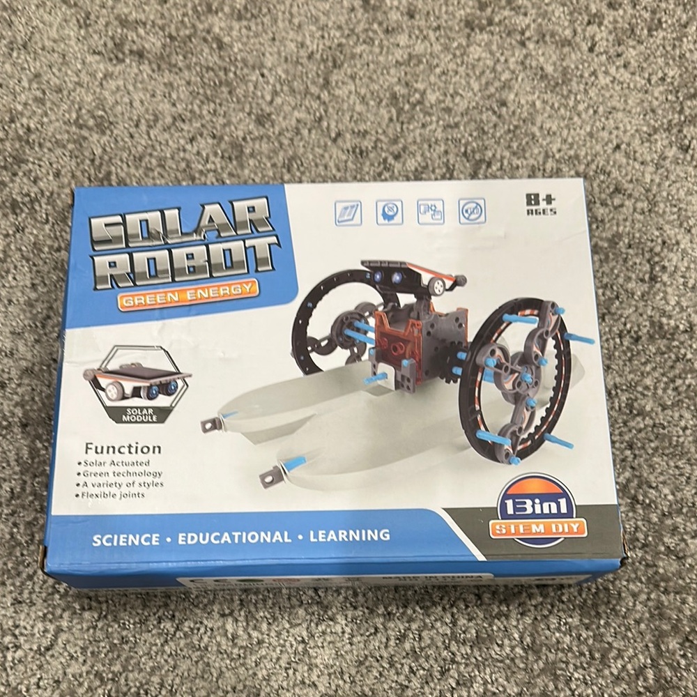 Blue and Brown Learning Toys Robotics Construction Set